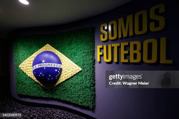 General view of the CBF Museum on December 30, 2022 in Rio de Janeiro, Brazil. Brazilian football icon Edson Arantes do Nascimento, better known as...