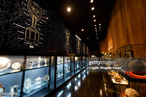 General view of the CBF Museum on December 30, 2022 in Rio de Janeiro, Brazil. Brazilian football icon Edson Arantes do Nascimento, better known as...