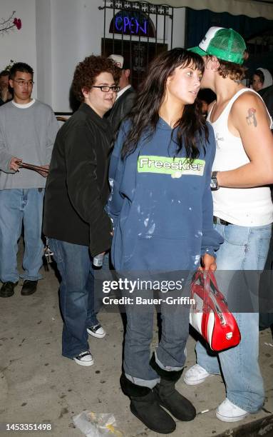 Jack Osbourne is seen on January 19, 2004 in Los Angeles, California.