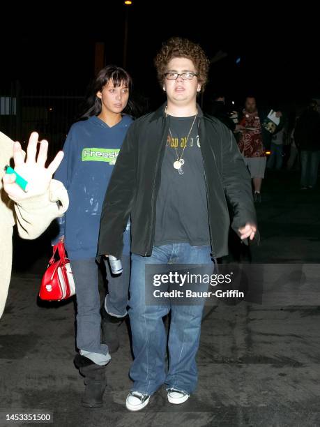 Jack Osbourne is seen on January 19, 2004 in Los Angeles, California.