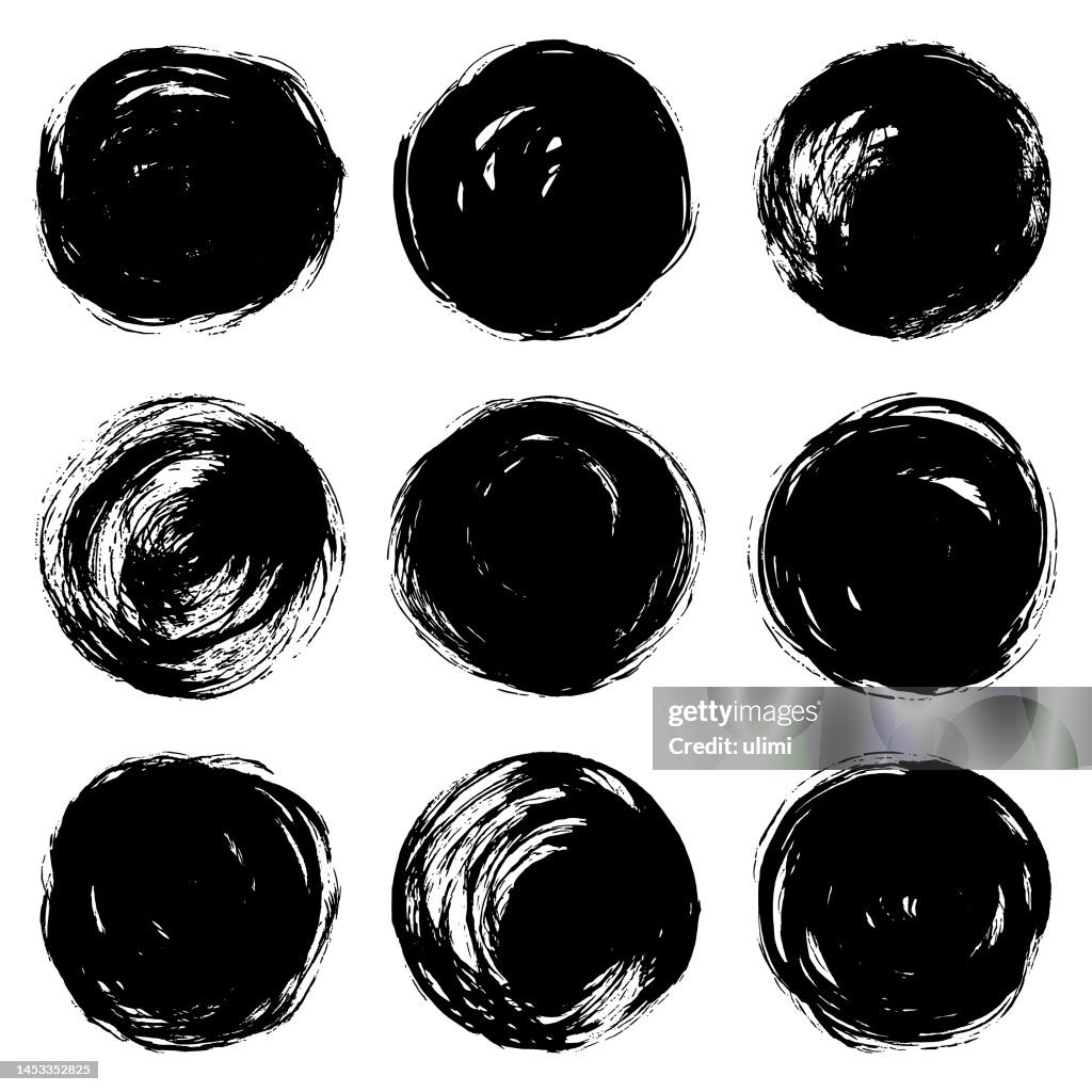 Grunge circles