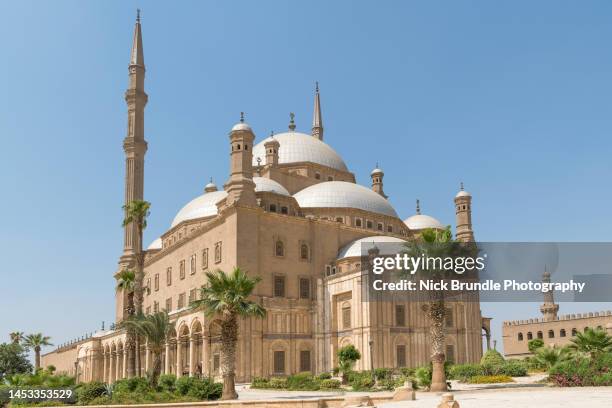 mosque of muhammad ali, cairo, egypt. - cidadela do cairo imagens e fotografias de stock