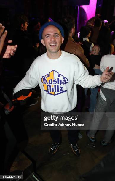 Kosha Dillz attends Phony Ppl in concert at S.O.B.'s on December 29, 2022 in New York City.