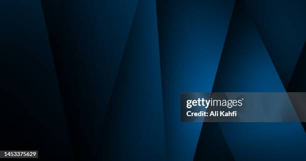 abstract deep blue layered background - dark stock illustrations