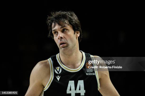 Milos Teodosic of Virtus Segafredo Bologna in action during the 2022-23 Turkish Airlines EuroLeague Regular Season Round 16 game between Virtus...