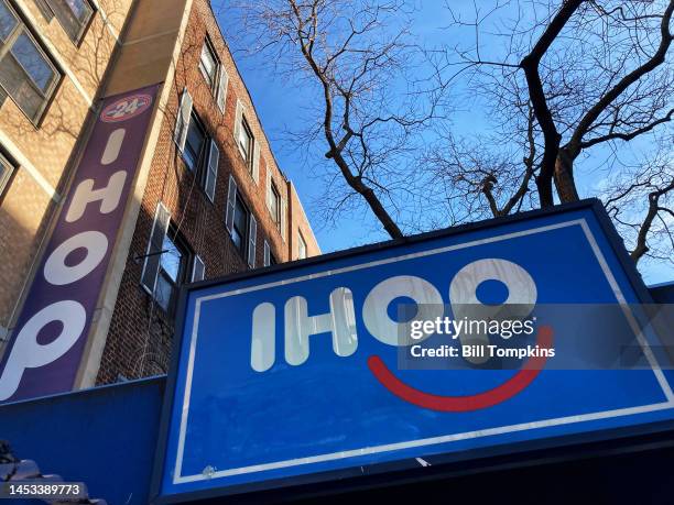 December 10: IHOP signage on December 10, 2010 in New York City.