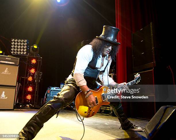 Slash performs with Myles Kennedy and The Conspirators at Route 66 Casino’s Legends Theater on MAY 26, 2012 in Albuquerque, New Mexico.