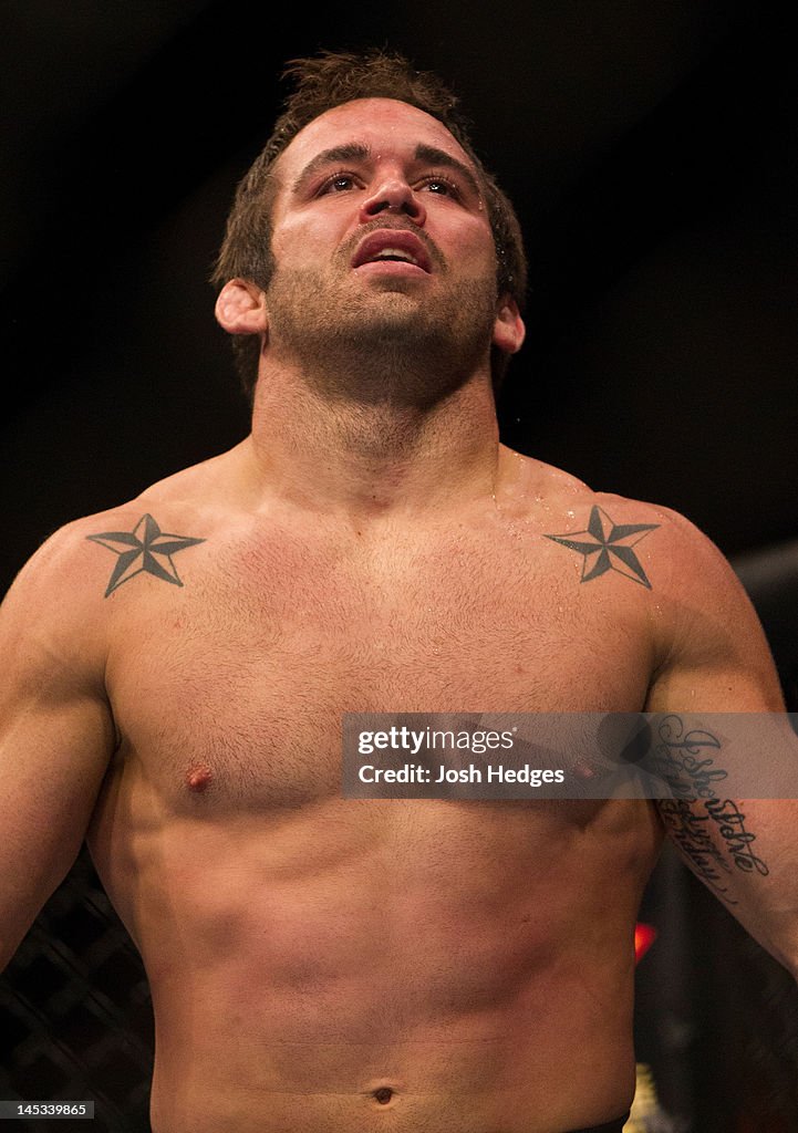 Janmie Varner Jamie Varner reacts after defeating Edson Barboza during a... News ...