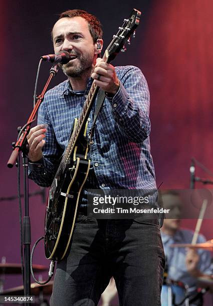 James Mercer of The Shins performs as part of Day 2 of the Sasquatch! Music Festival at the Gorge Amphitheatre on May 26, 2012 in George, Washington.