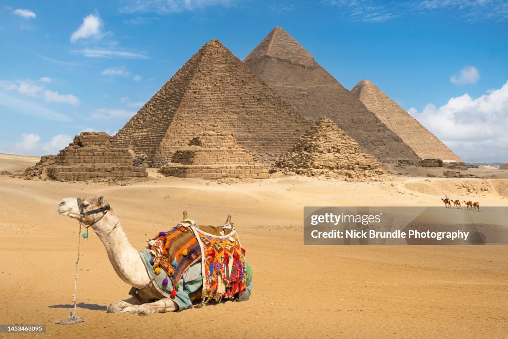The Pyramids, Giza, Egypt.