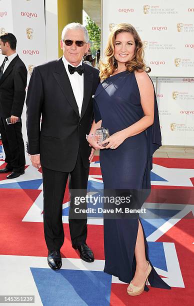 Nick Hewer and Karren Brady arrive at the Arqiva British Academy Television Awards 2012 at Royal Festival Hall on May 27, 2012 in London, England.