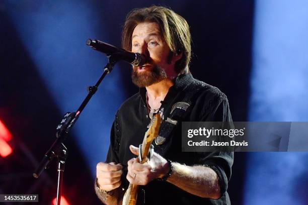 Ronnie Dunn of Brooks & Dunn performs during New Year's Eve Live: Nashville's Big Bash at Bicentennial Capitol Mall State Park on December 31, 2022...