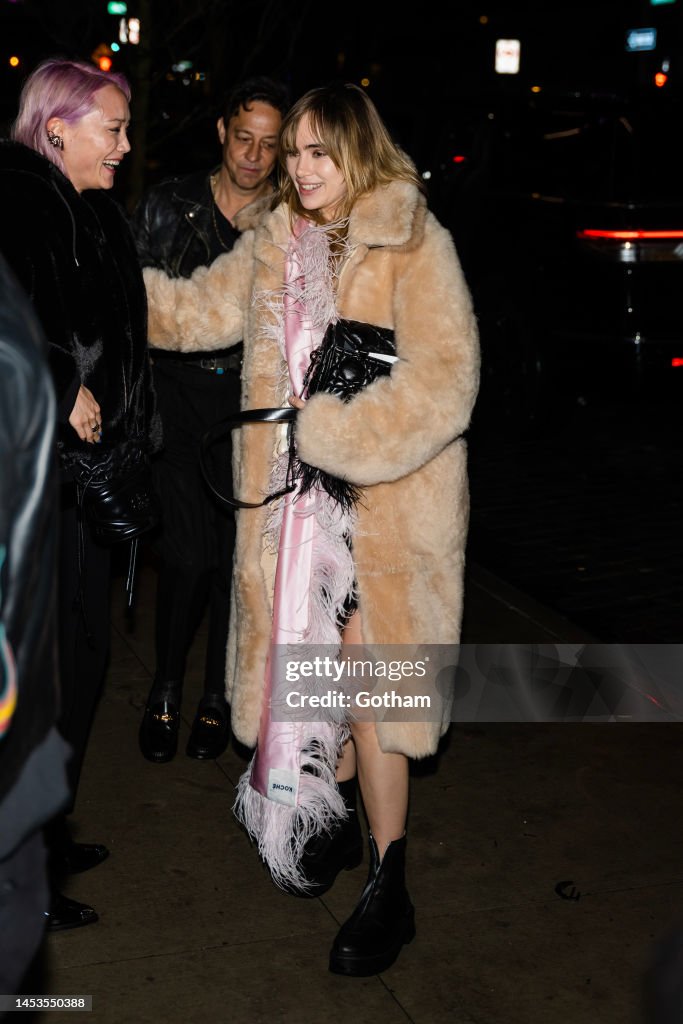 Pom Klementieff and Suki Waterhouse are seen on the Lower East Side
