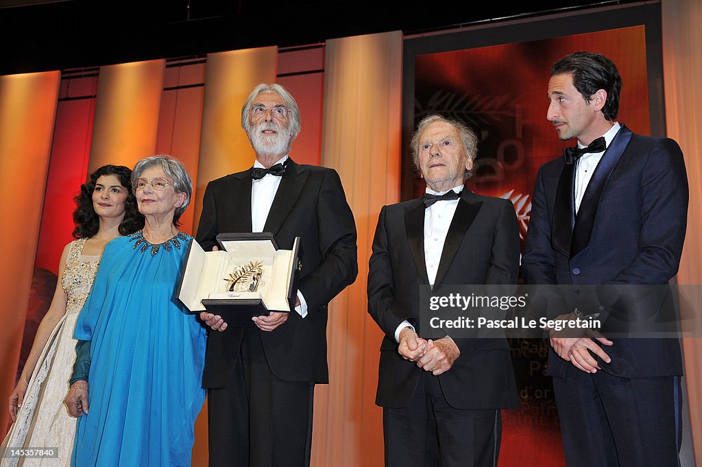 Closing Ceremony Inside - 65th  Annual Cannes Film Festival