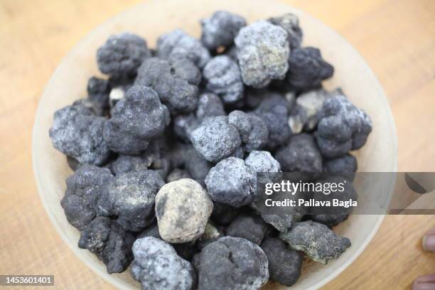 The black polymetallic sea nodules, the nickel, manganese and cobalt rich mineral deposits, these balls form naturally deep under the sea. Indian...