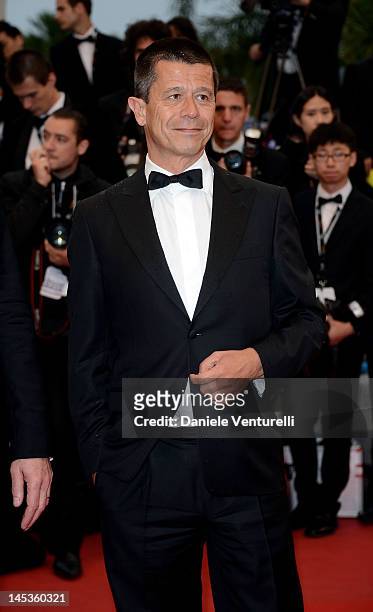 Emmanuel Carrere attends the Closing Ceremony & Therese Desqueyroux Premiere during the 65th Annual Cannes Film Festival at Palais des Festivals on...