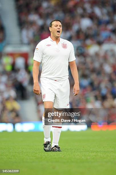 Paddy McGuinness attends Soccer Aid 2012 in aid of Unicef at Old Trafford on May 27, 2012 in Manchester, England.