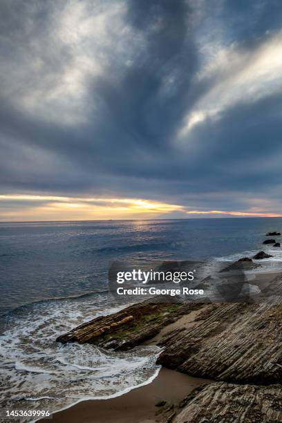 The first strong storm of the season heads into California's Central Coast as viewed on December 18 near Gaviota, California. Following the notoriety...