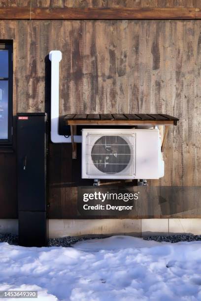 heat pump in home - heat pump stock pictures, royalty-free photos & images