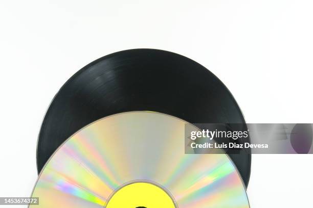 Laser Disc And 33rpm Vinyl Record High-Res Stock Photo - Getty Images