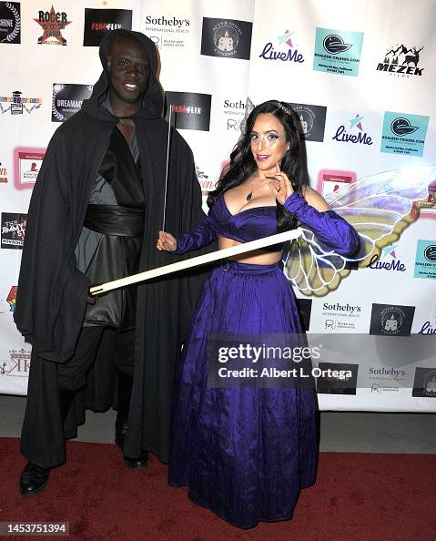 Isaac Singleton Isaac Singleton Jr. and Valerie Perez attend The 8th Annual Halloween ...