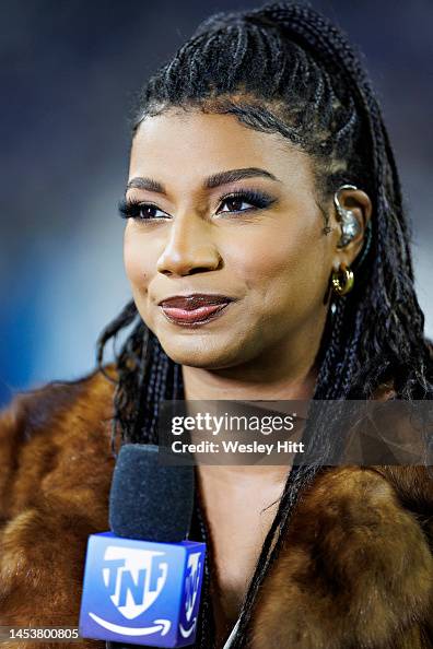 Thursday Night Football sideline reporter Taylor Rooks on the... News ...