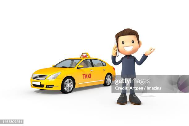 3d, cg, cartoon, character, people, illustration - professionals talking outside stock illustrations