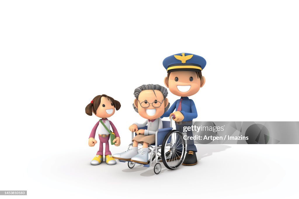3D, CG, Cartoon, Character, People, Illustration