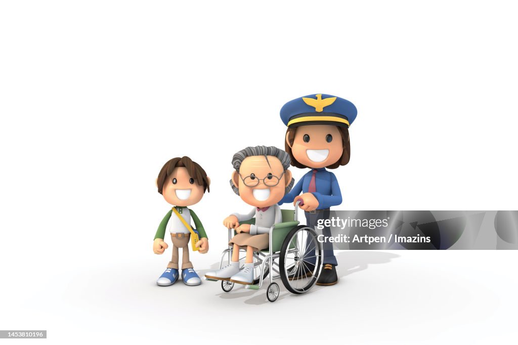 3D, CG, Cartoon, Character, People, Illustration