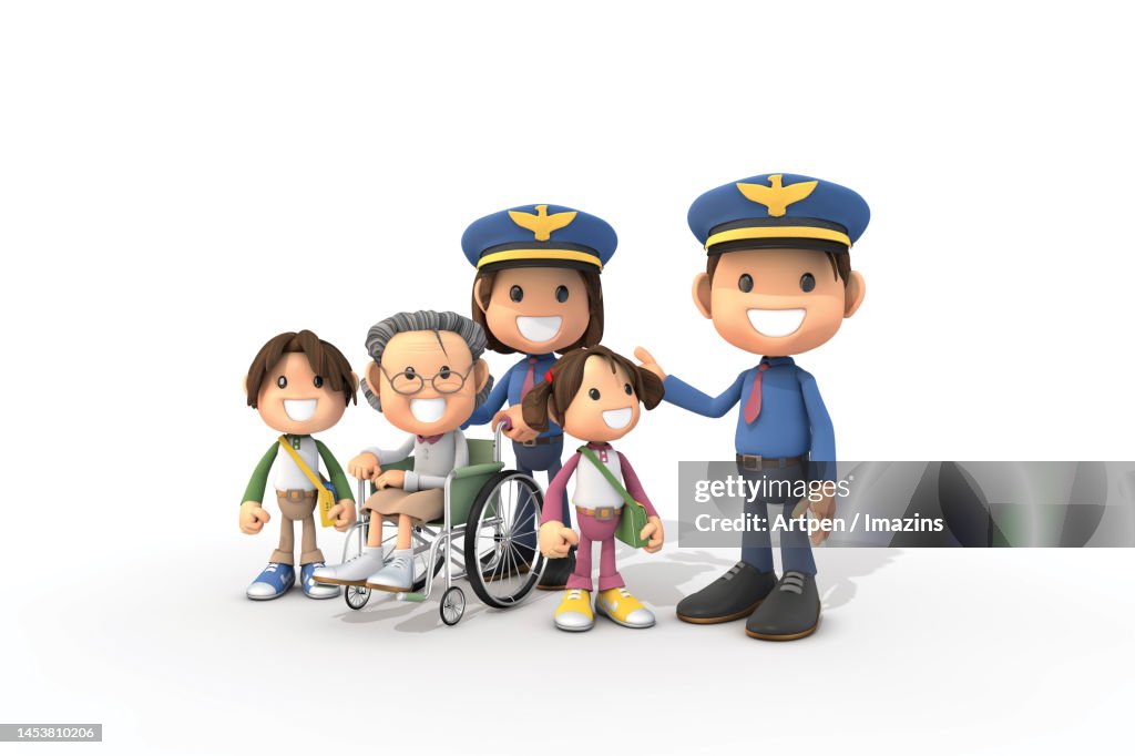3D, CG, Cartoon, Character, People, Illustration