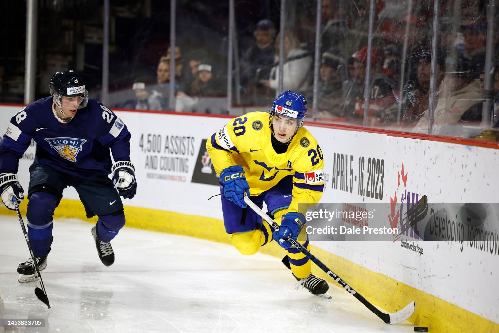 Finland v Sweden: Quarterfinals - 2023 IIHF World Junior Championship