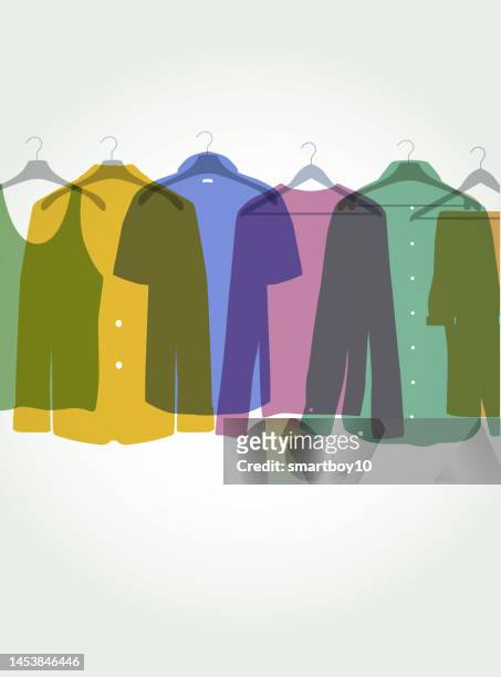 mens fashion clothes - high fashion clothing stock illustrations