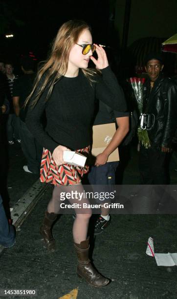 Leelee Sobieski is seen on May 06, 2005 in Los Angeles, California.