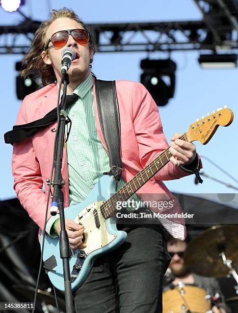 John McCauley of Deer Tick performs as part of Day 3 of the Sasquatch! Music Festival at the Gorge Amphitheatre on May 27, 2012 in George, Washington.