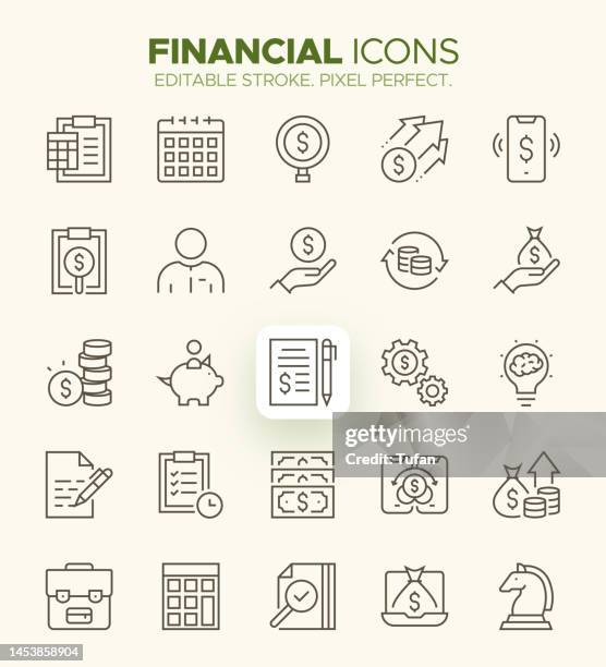 ilustrações de stock, clip art, desenhos animados e ícones de financial icons - business accounting, money management and bookkeeping symbols - consultor financeiro