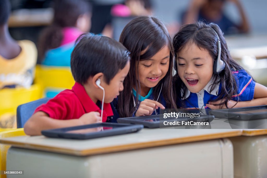 Students on Tablets