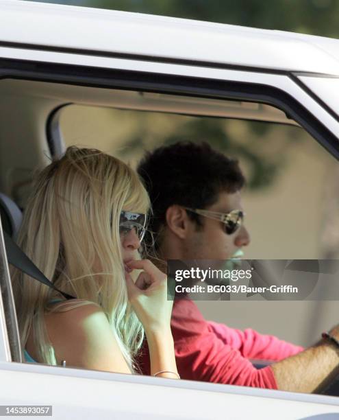 Paris Hilton and Paris Latsis are seen on June 08, 2005 in Los Angeles, California.