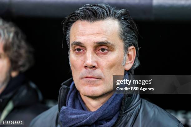 Head-coach Vincenzo Montella of Adana Demirspor during the Turkish Super Lig match between Besiktas and Adana Demirspor at Stadion Vodafone Park on...