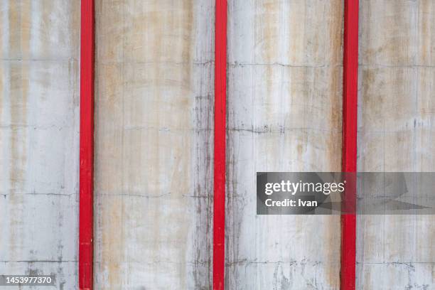 fullframe of texture, cement wall with red fence - iron wine stock pictures, royalty-free photos & images