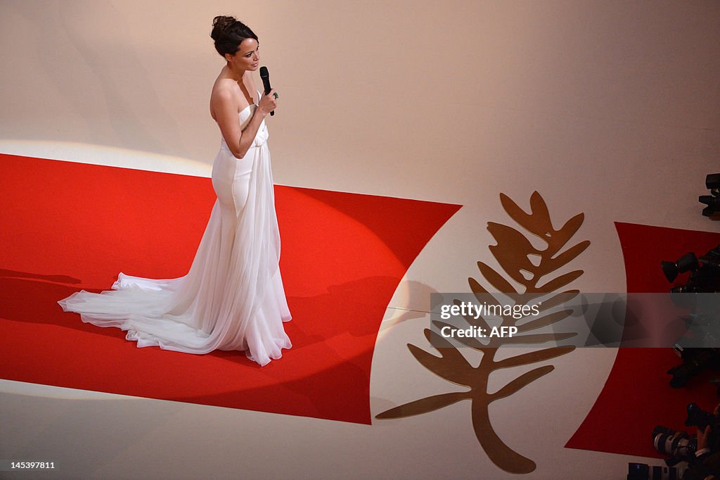 French actress and mistress of ceremony 