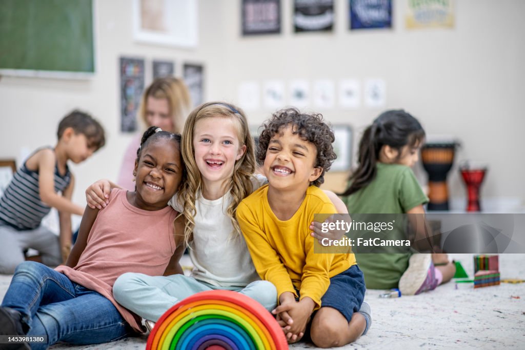 Lässiges Schulporträt