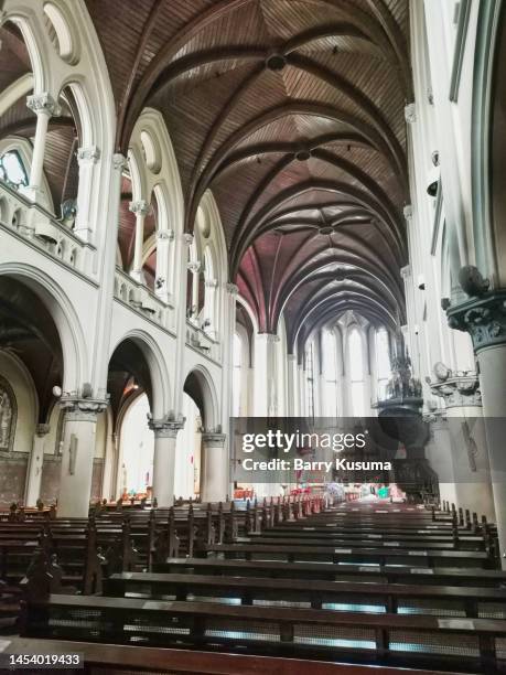 katedral church, jakarta indonesia. - katedral stock pictures, royalty-free photos & images