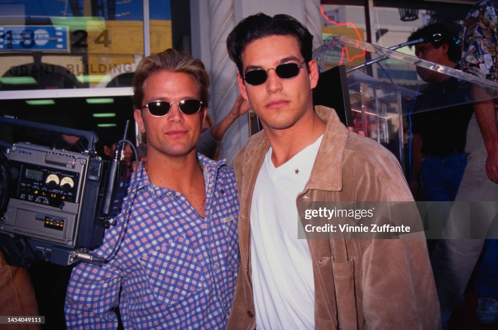 David Chokachi And Eddie Cibrian At Hollywood Boulevard Star Ceremony