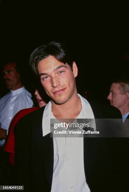 Eddie Cibrian attends David Hasselhoff Hosts a Holiday Party for Cast of "Baywatch" and "Baywatch Nights" at B.B. King's Blues Club in Universal...