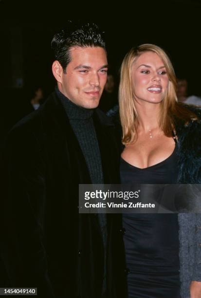 Eddie Cibrian and girlfriend Brandi Glanville attend the Spelling Entertainment Holiday Bash at the Beverly Hilton Hotel in Beverly Hills,...