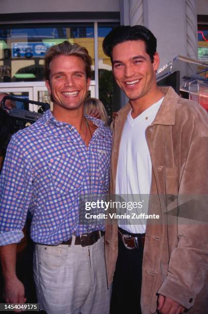 David Chokachi and Eddie Cibrian to see David Hasselhoff receiving his Hollywood Star on Hollywood Boulevard, Los Angeles, California, United States,...