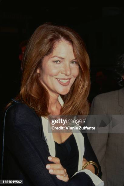 Lois Chiles attends "And the Band Played On" Premiere at East Hampton Cinema in East Hampton, New York, United States, 14th August 1993.
