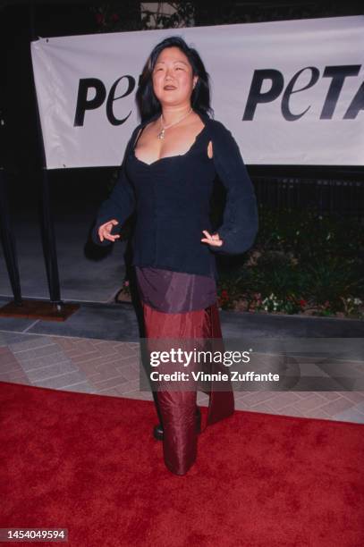 Margaret Cho during Peta's Party of the Century and Humanitarian Awards at Paramount Studios in Los Angeles, California, United States, 20th...