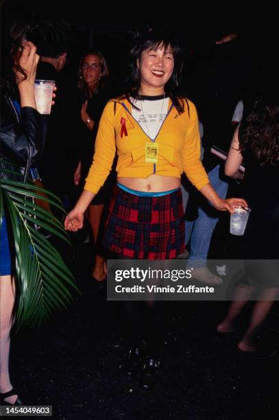 Margaret Cho arrives at the 11th Annual MTV Video Music Awards at Radio City Music Hall in New York City, New York, United States, 8th September 1994.