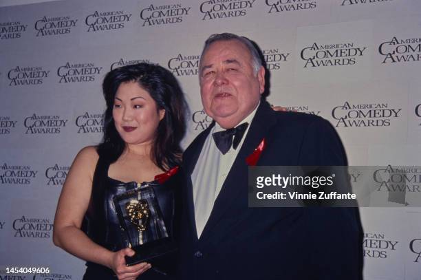 Margaret Cho wins award at the 8th Annual American Comedy Awards at Shrine Auditorium in Los Angeles, California, United States, 6th March 1994.